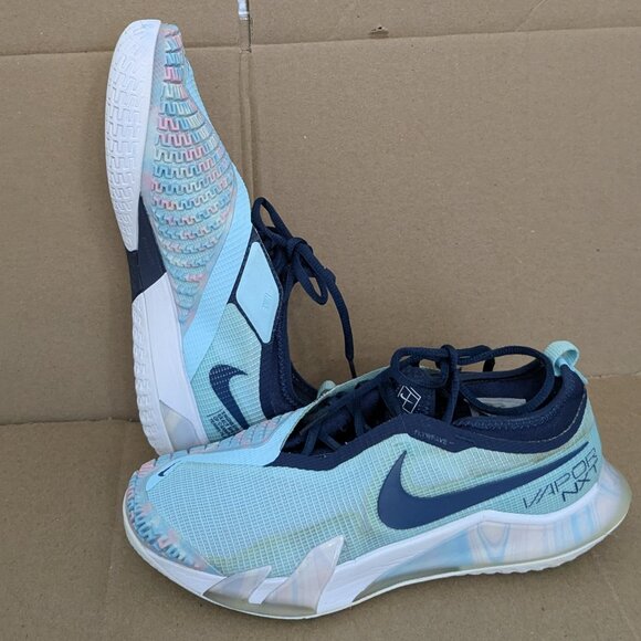 Nike Court React Vapor NXT Glacier Ice Midnight Navy Women's  Size 7.5 - Picture 3 of 15